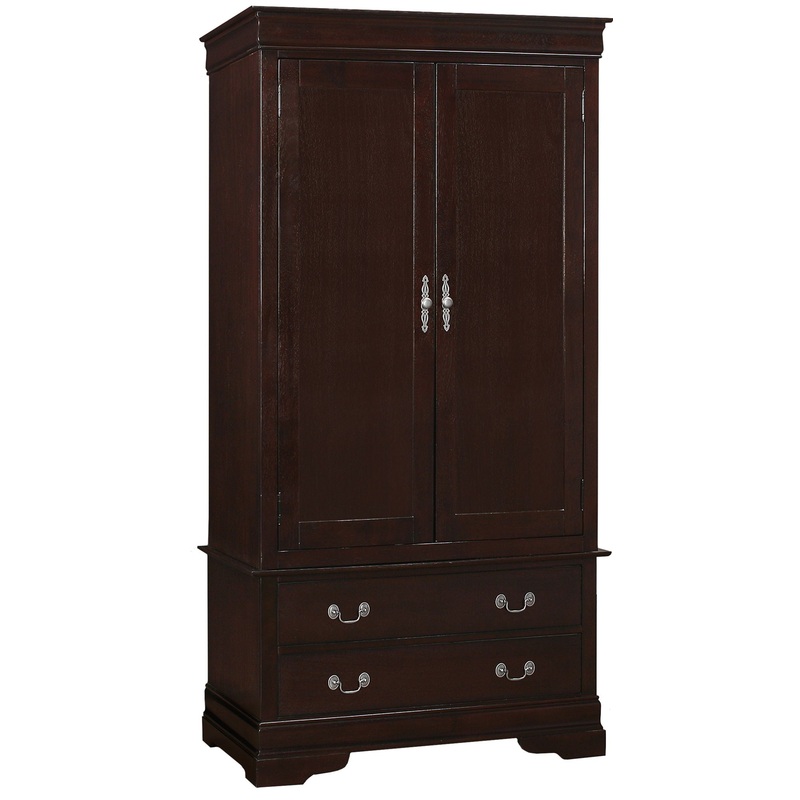Storage Armoire Elegant – Cappuccino