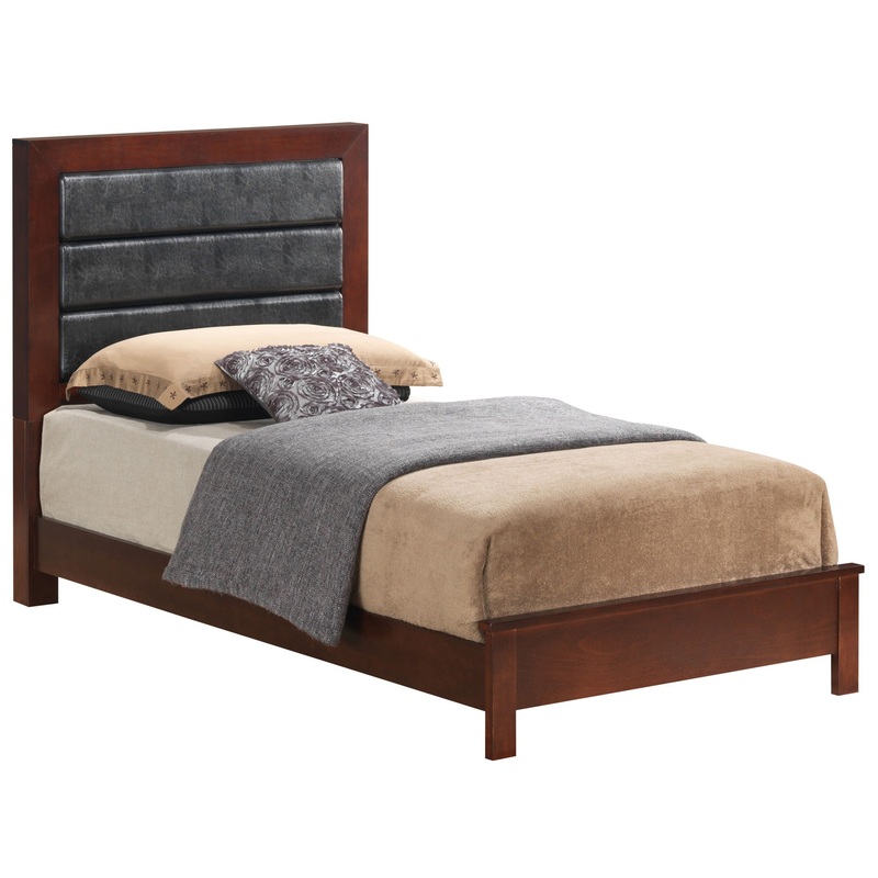 Charming Twin Bed With – Cherry