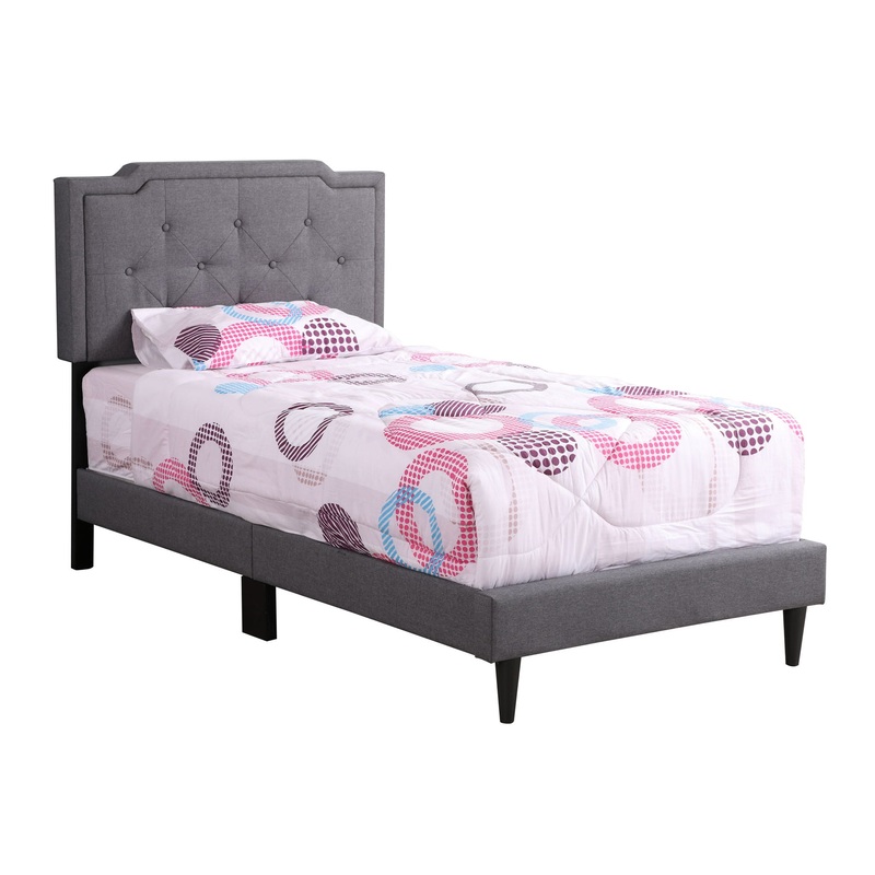 Deb – Twin Bed – Gray