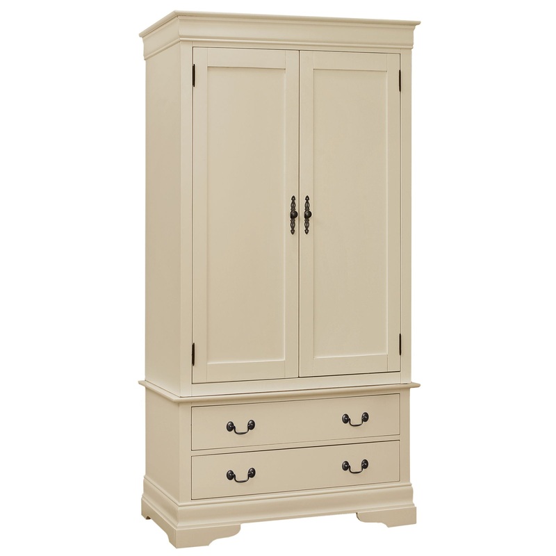 Elegant Traditional Armoire – Beige