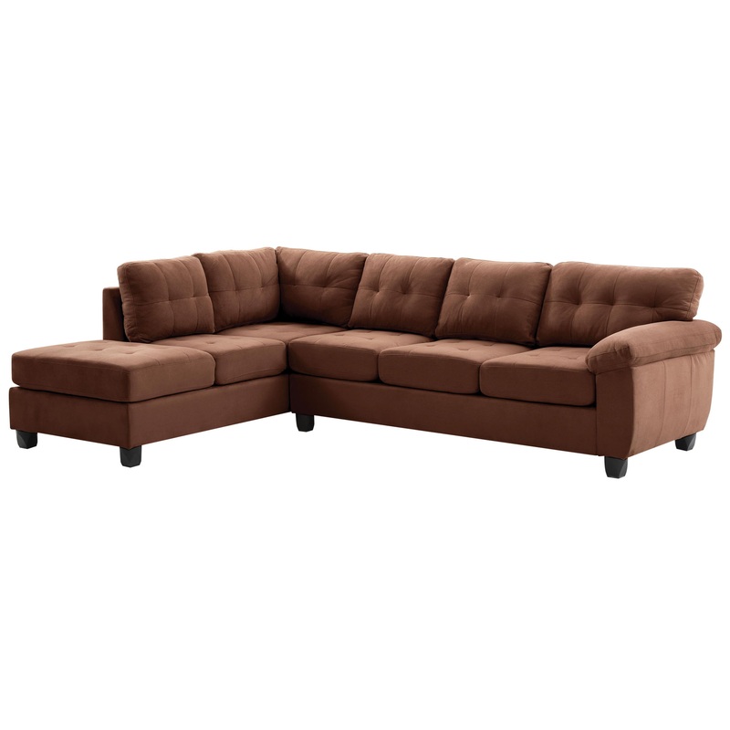 Gallant – Sectional Flexible Chaise – Chocolate