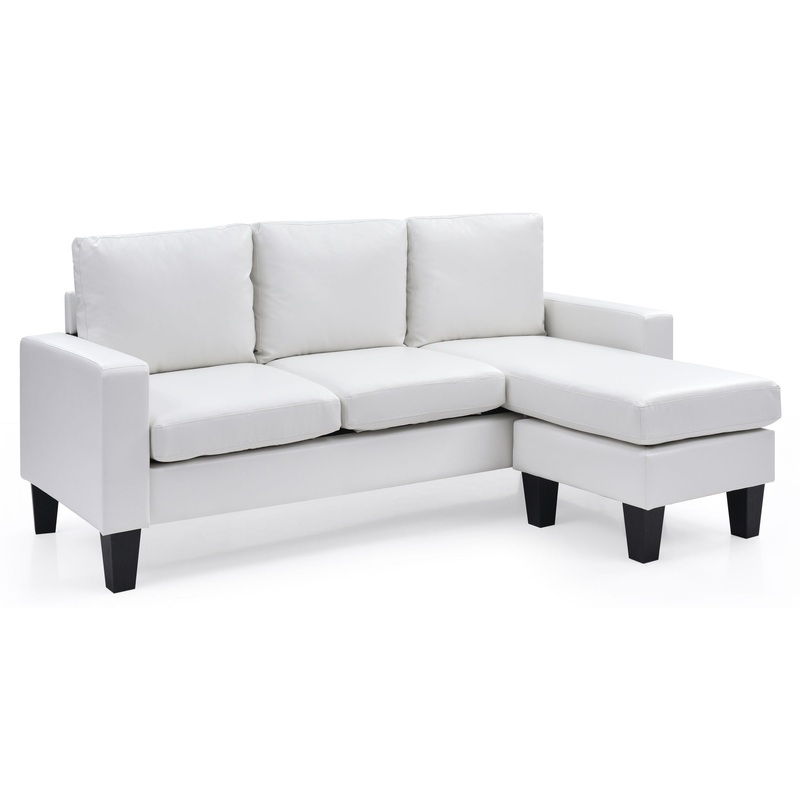 Jenna – Sofa Chaise – White