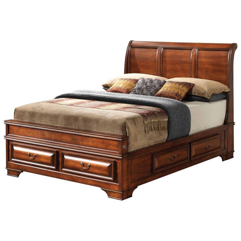 Lavita – Full Storage Bed – Oak
