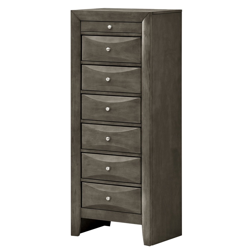 Marilla – 7 Drawer Lingerie Chest – Gray