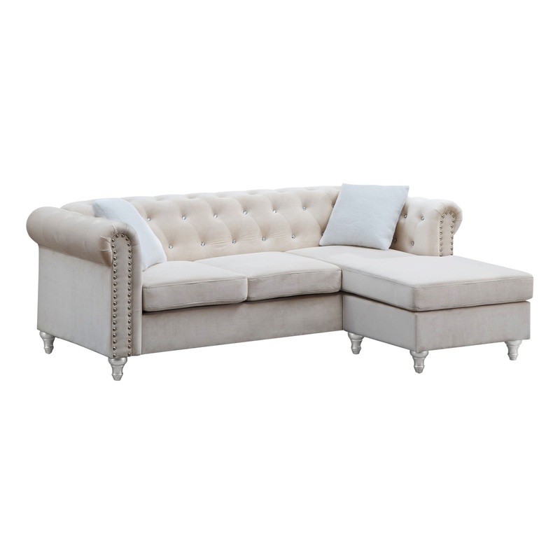 Raisa – Sofa Chaise – Beige