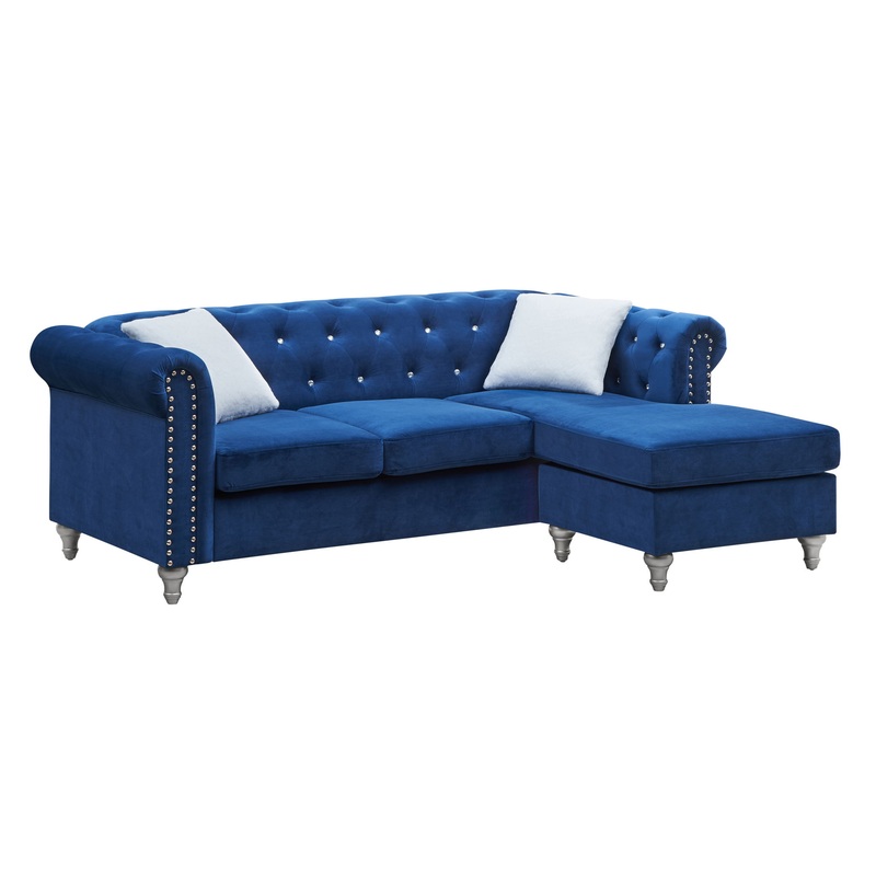 Raisa – Sofa Chaise – Blue