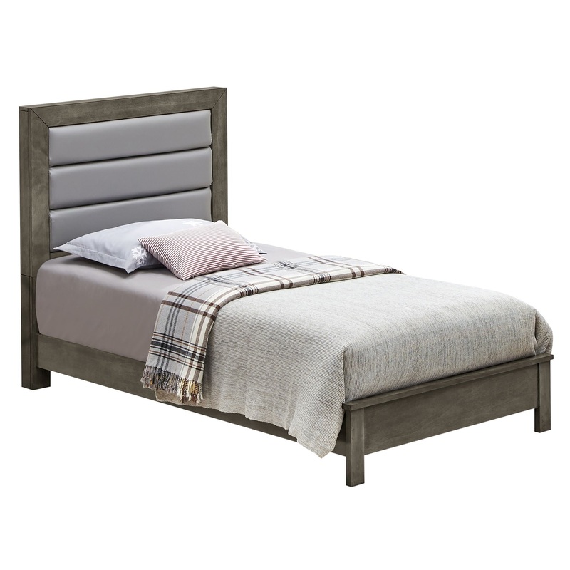 Twin Bed For Modern Spaces – Gray