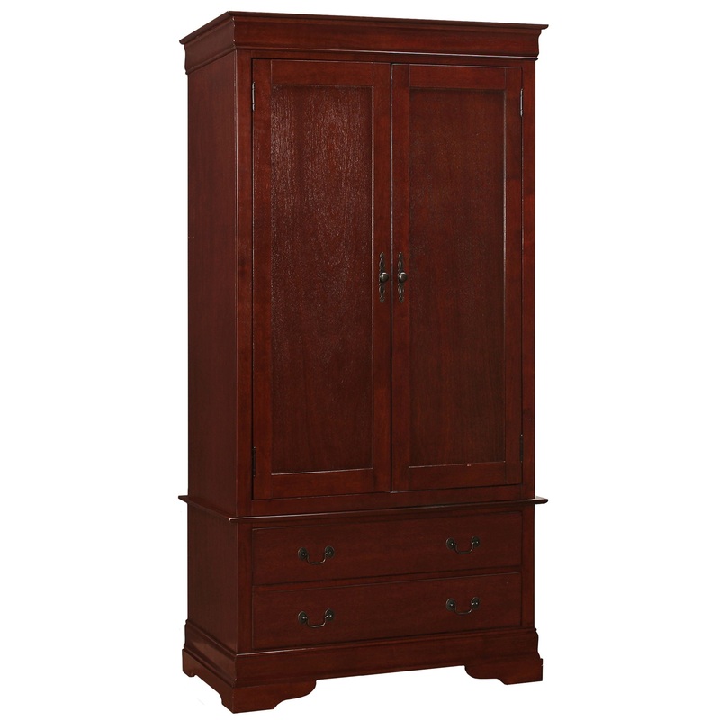 Wood Armoire Elegant – Cherry