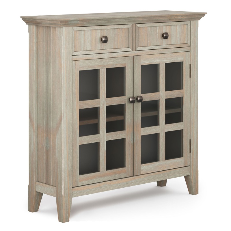 Acadian – Entryway Storage Cabinet – Distressed Gray