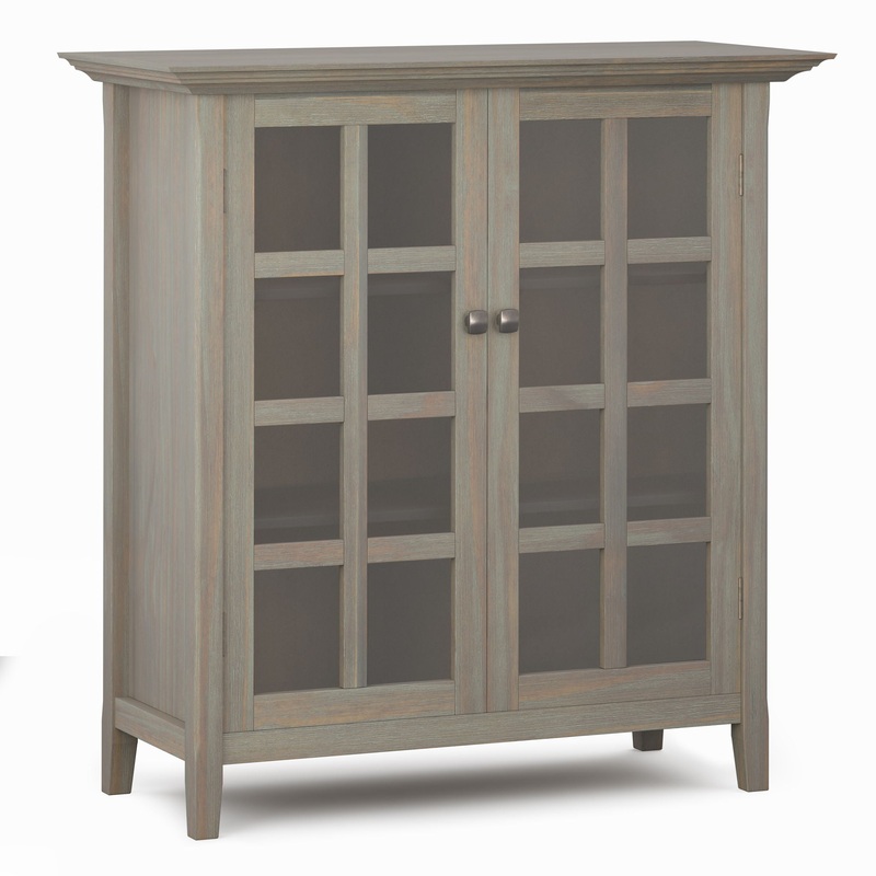 Acadian – Medium Storage Cabinet – Distressed Gray