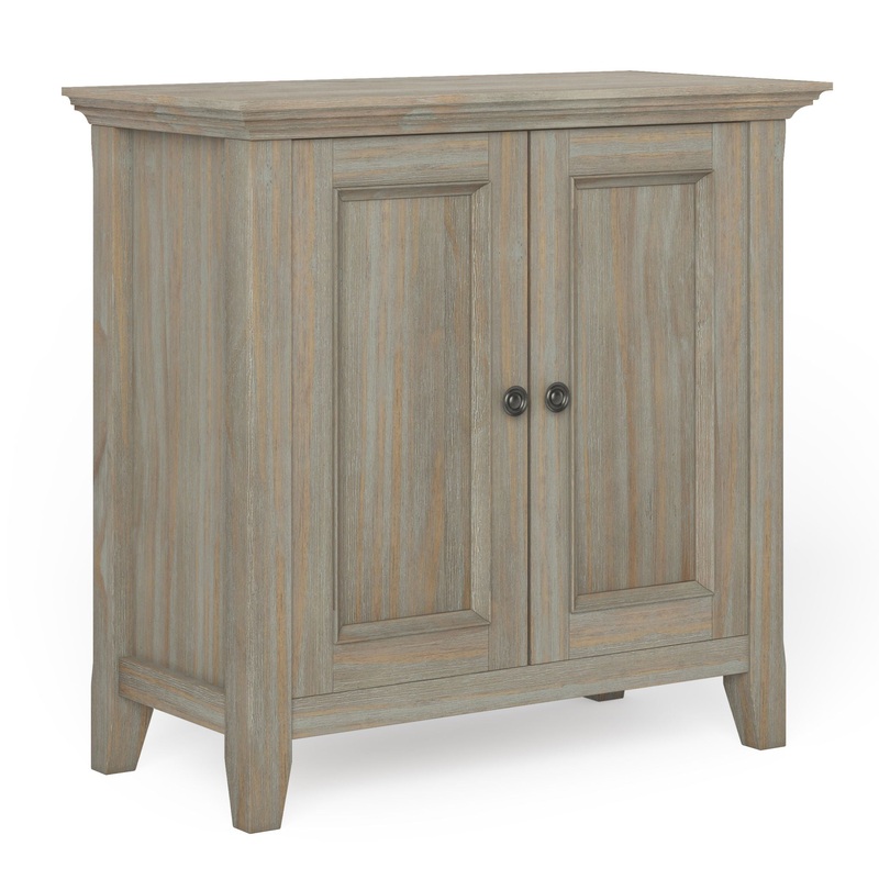 Amherst – Low Storage Cabinet – Distressed Gray