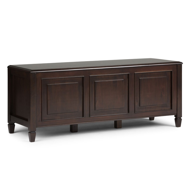 Connaught – Storage Bench Trunk – Dark Chestnut Brown