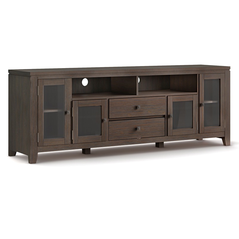 Cosmopolitan – Wide TV Media Stand – Farmhouse Brown