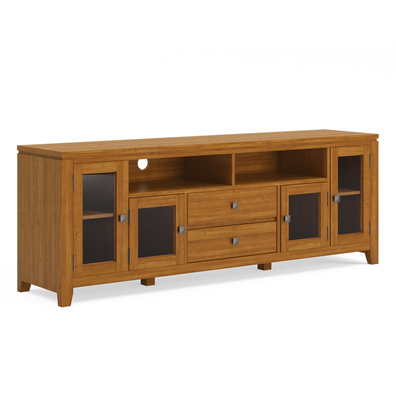 Cosmopolitan – Wide TV Media Stand – Light Golden Brown