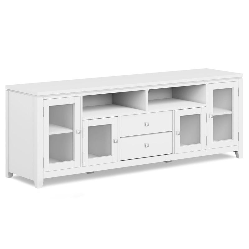 Cosmopolitan – Wide TV Media Stand – White