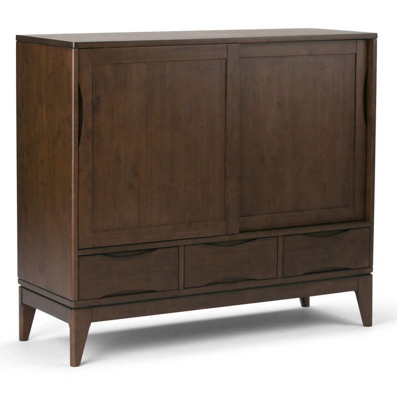 Harper – Medium Storage Cabinet – Walnut Brown