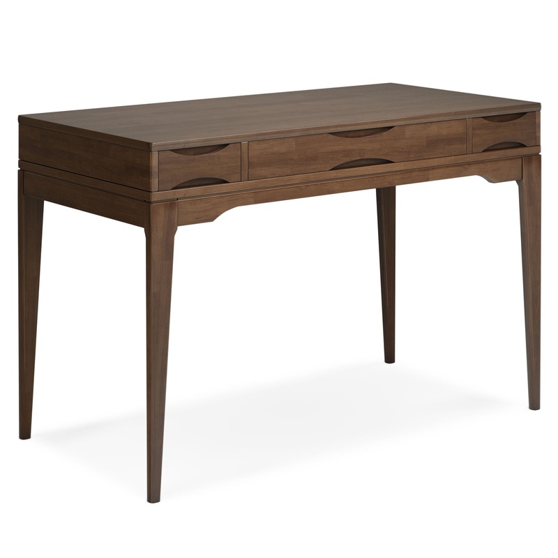 Harper – Small Desk – Walnut Brown