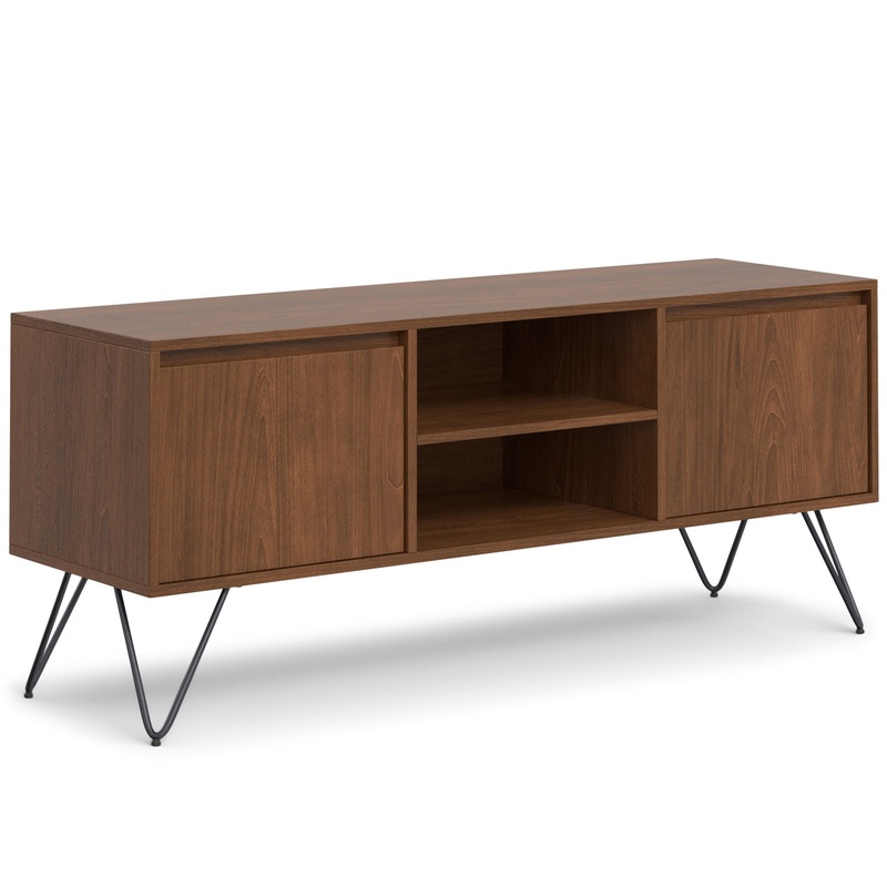 Hunter – TV Media Stand – Walnut Veneer