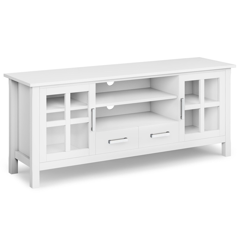 Kitchener – 60 Wide TV Media Stand – White