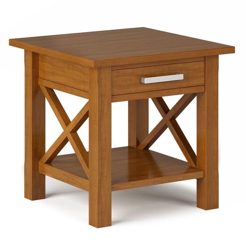 Kitchener – End Table – Light Golden Brown