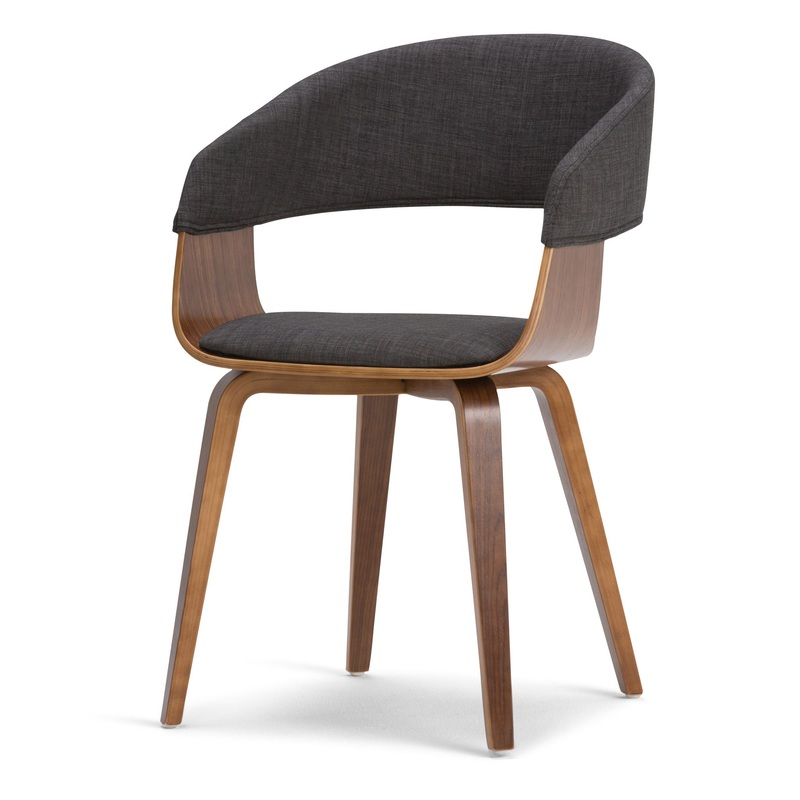 Lowell – Bentwood Dining Chair – Charcoal Gray