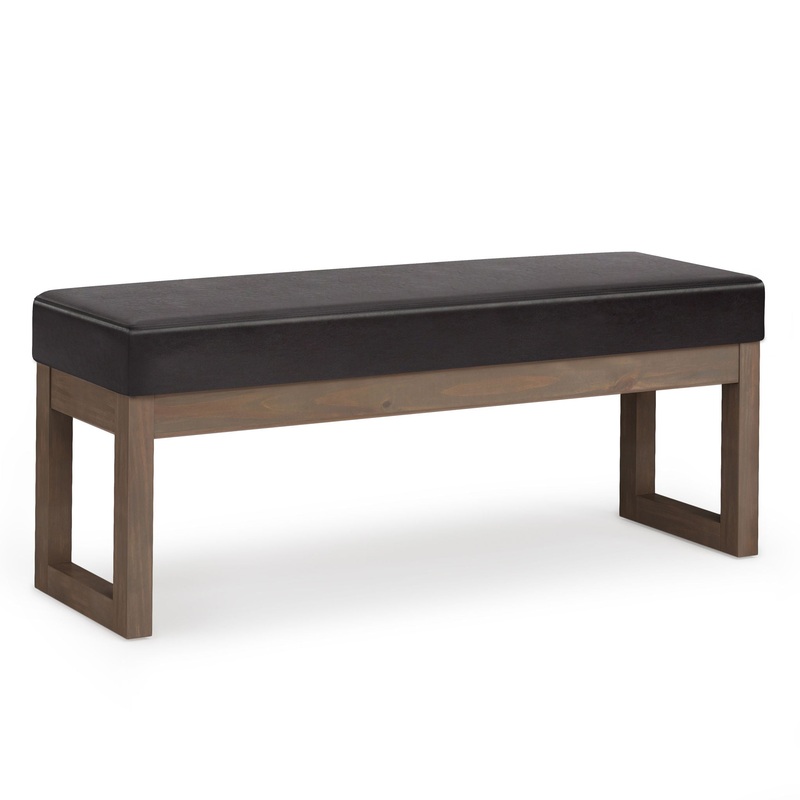 Milltown – Large Ottoman Bench – Tanners Brown