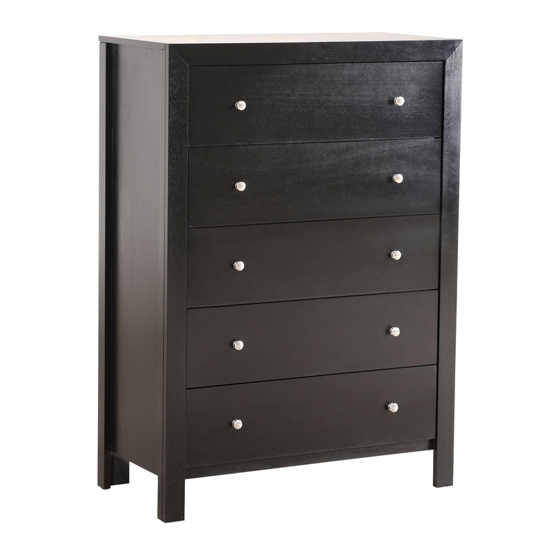 Modern Elegant Transitional Storage Chest – Black
