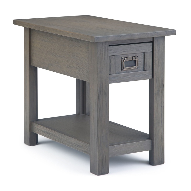 Monroe – Narrow Side Table – Farmhouse Gray