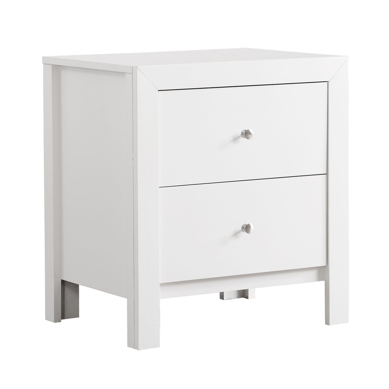 Transitional Nightstand – White