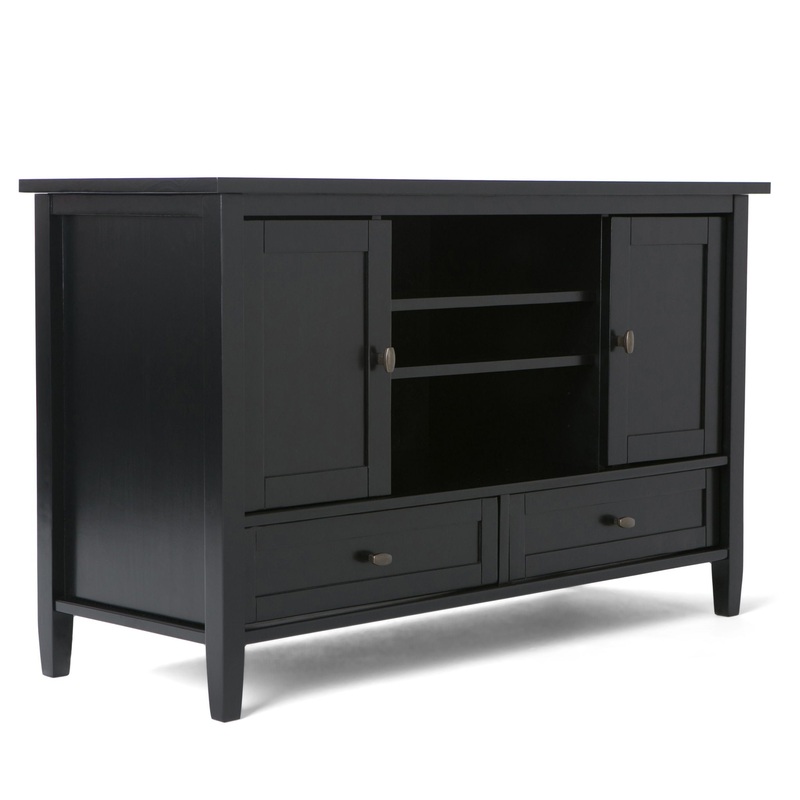 Warm Shaker – TV Media Stand Handcrafted – Black