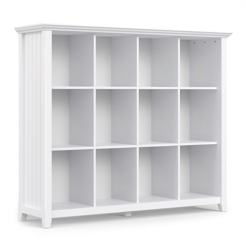 Acadian – 12 Cube Storage – White