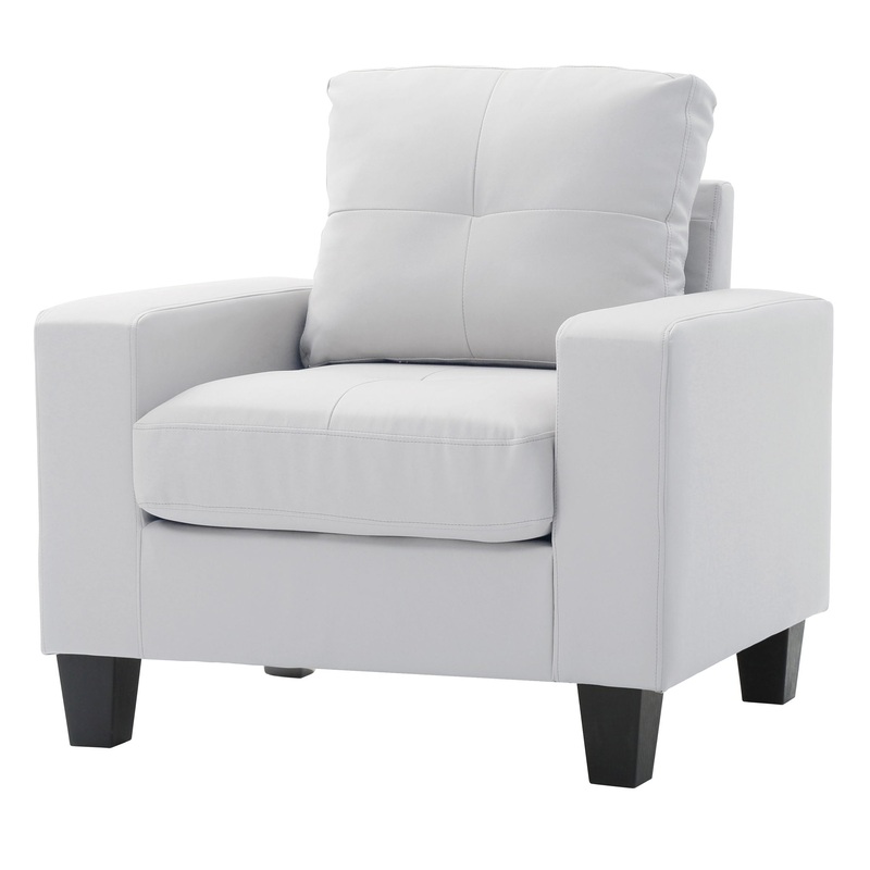 Club Chair For Cozy Spaces – White