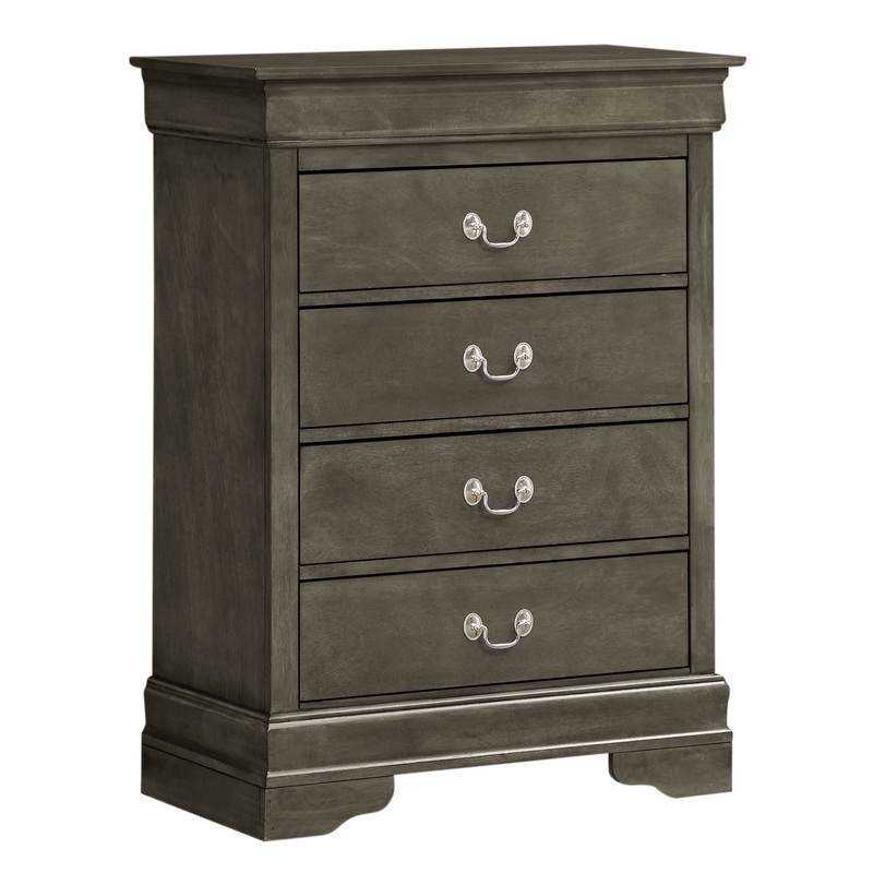 Elegant Traditional Storage Chest – Gray