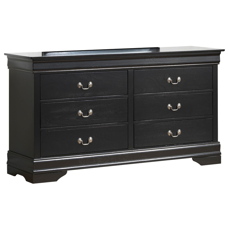 Elegant Traditional Storage Dresser – Black