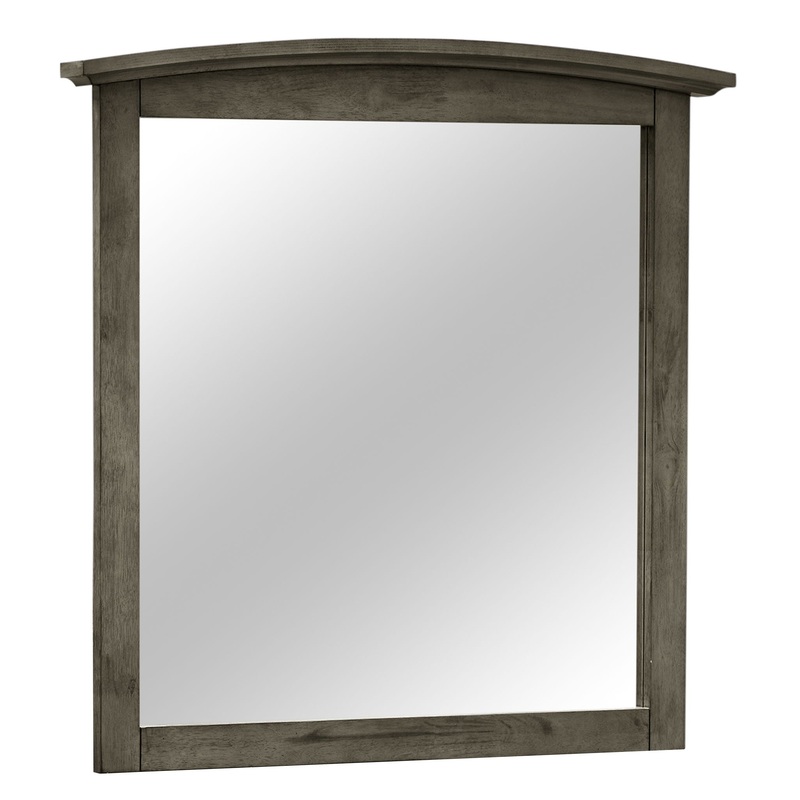 Elegant Wall Mirror – Gray
