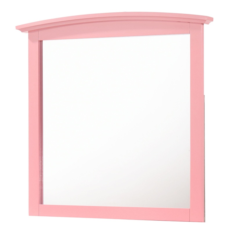 Elegant Wall Mirror – Pink