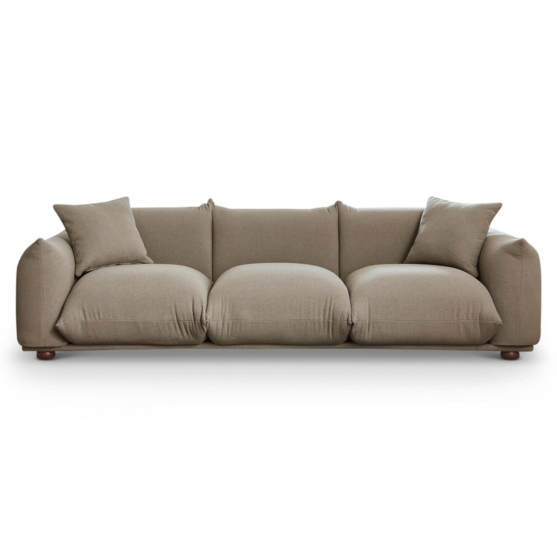 Kely – Upholstered Sofa – Mocha