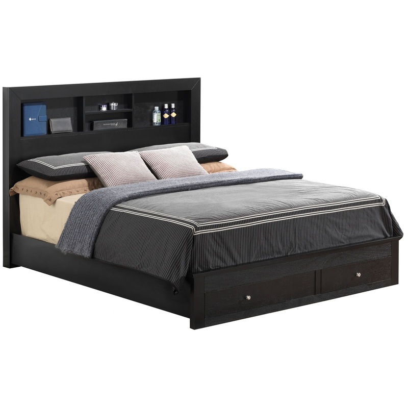 Queen Storage Bed – Black
