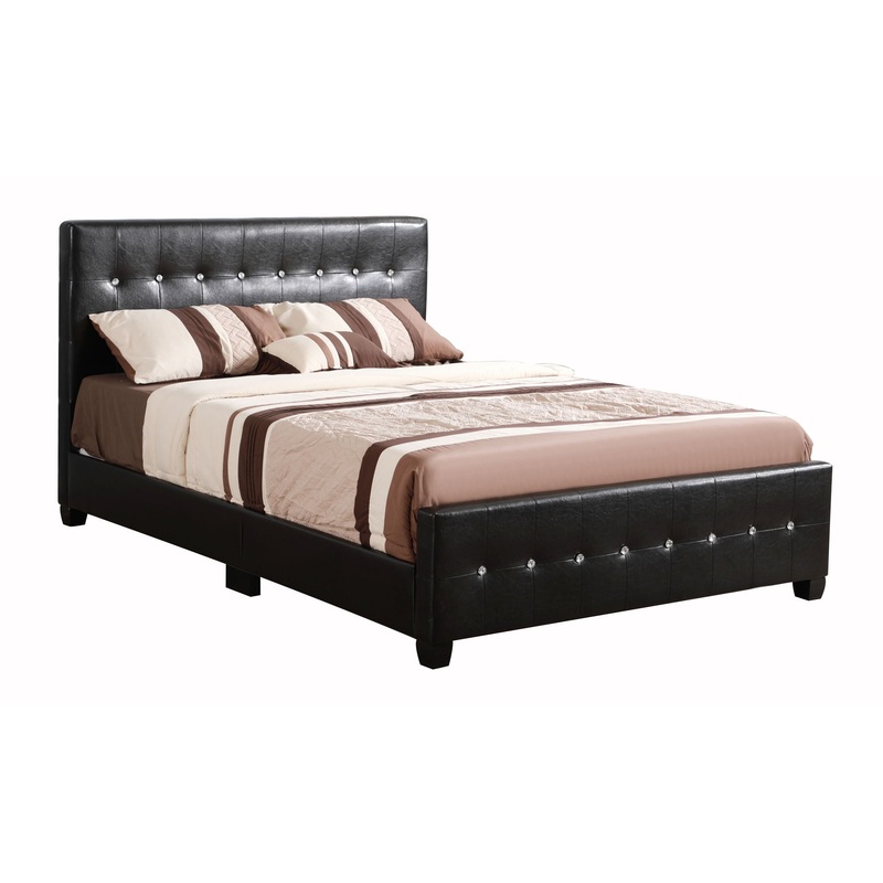 Queen Transitional Bed For All Styles Elegant – Black