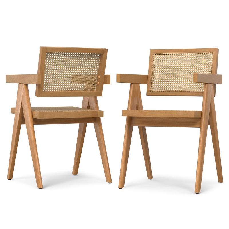 Regina – Dining Armchair (Set of 2) – Brown