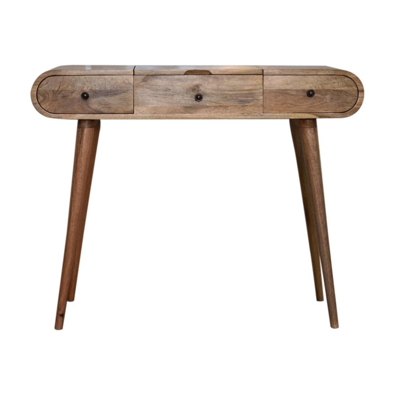 Round Dressing Table – Oak