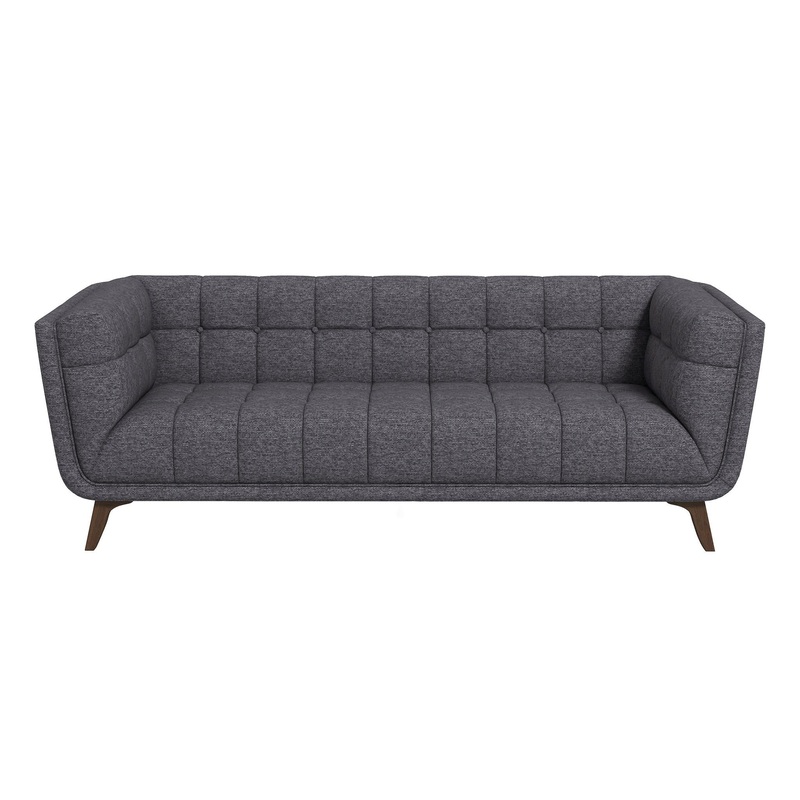 Addison – Large Sofa – Brown / Dark Gray