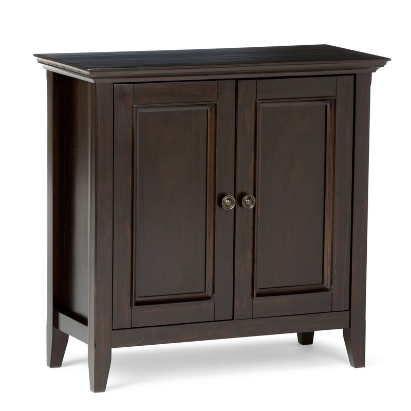 Amherst – Low Storage Cabinet – Hickory Brown