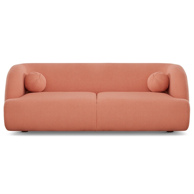 Anna – French Boucle Sofa – Pink