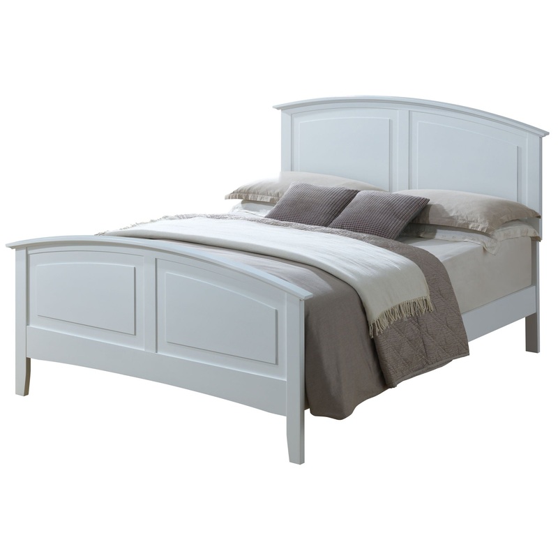 King Bed – White