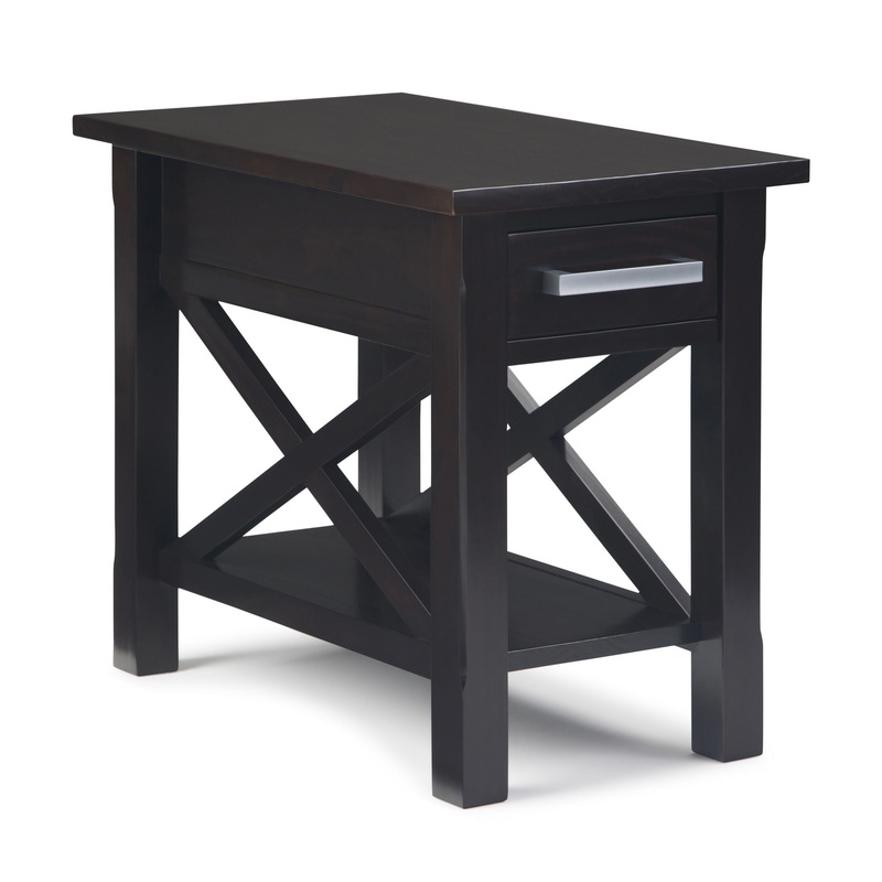 Kitchener – Narrow Side Table – Hickory Brown