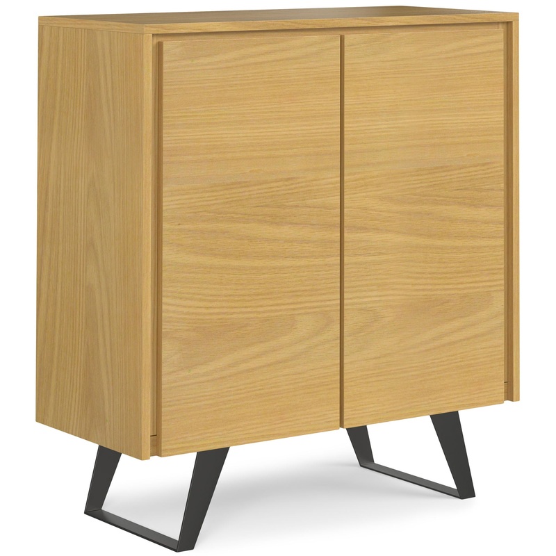 Lowry – Medium Storage Cabinet – Oak Veneer