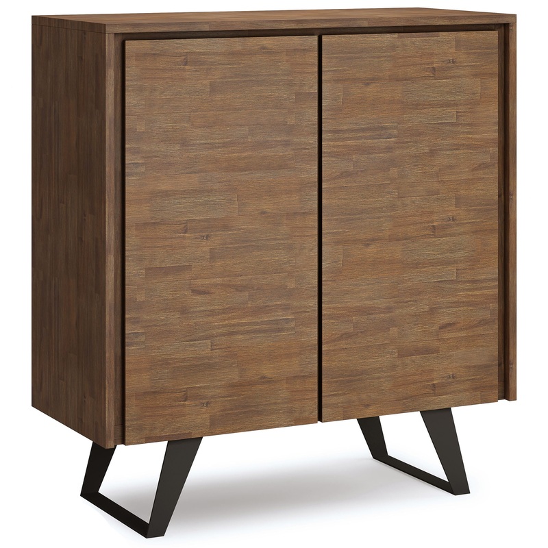 Lowry – Medium Storage Cabinet – Rustic Natural Aged Brown