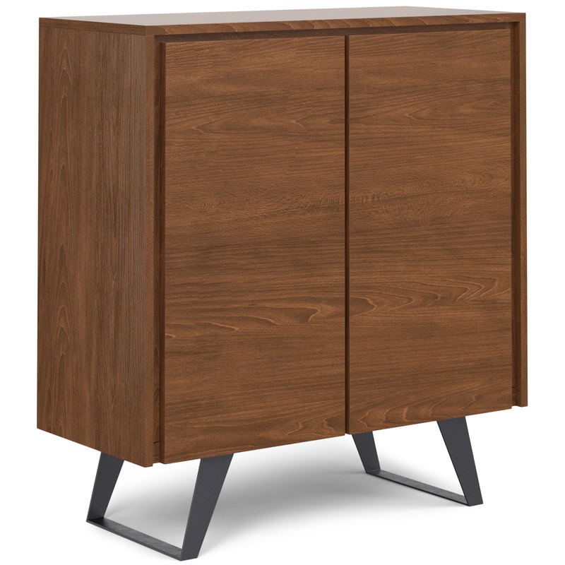Lowry – Medium Storage Cabinet – Walnut Veneer