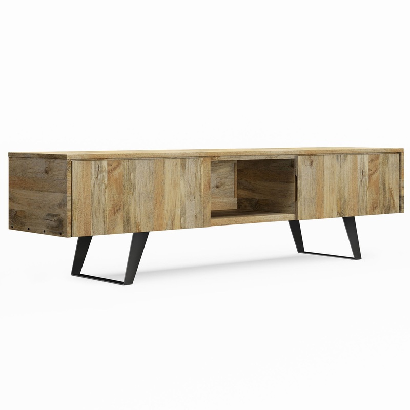 Lowry – TV Media Stand – Natural
